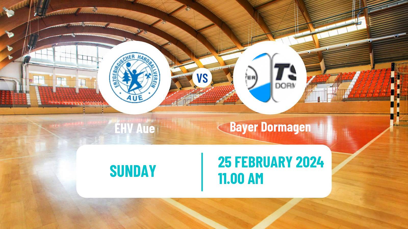 Handball German 2 Bundesliga Handball EHV Aue - Bayer Dormagen