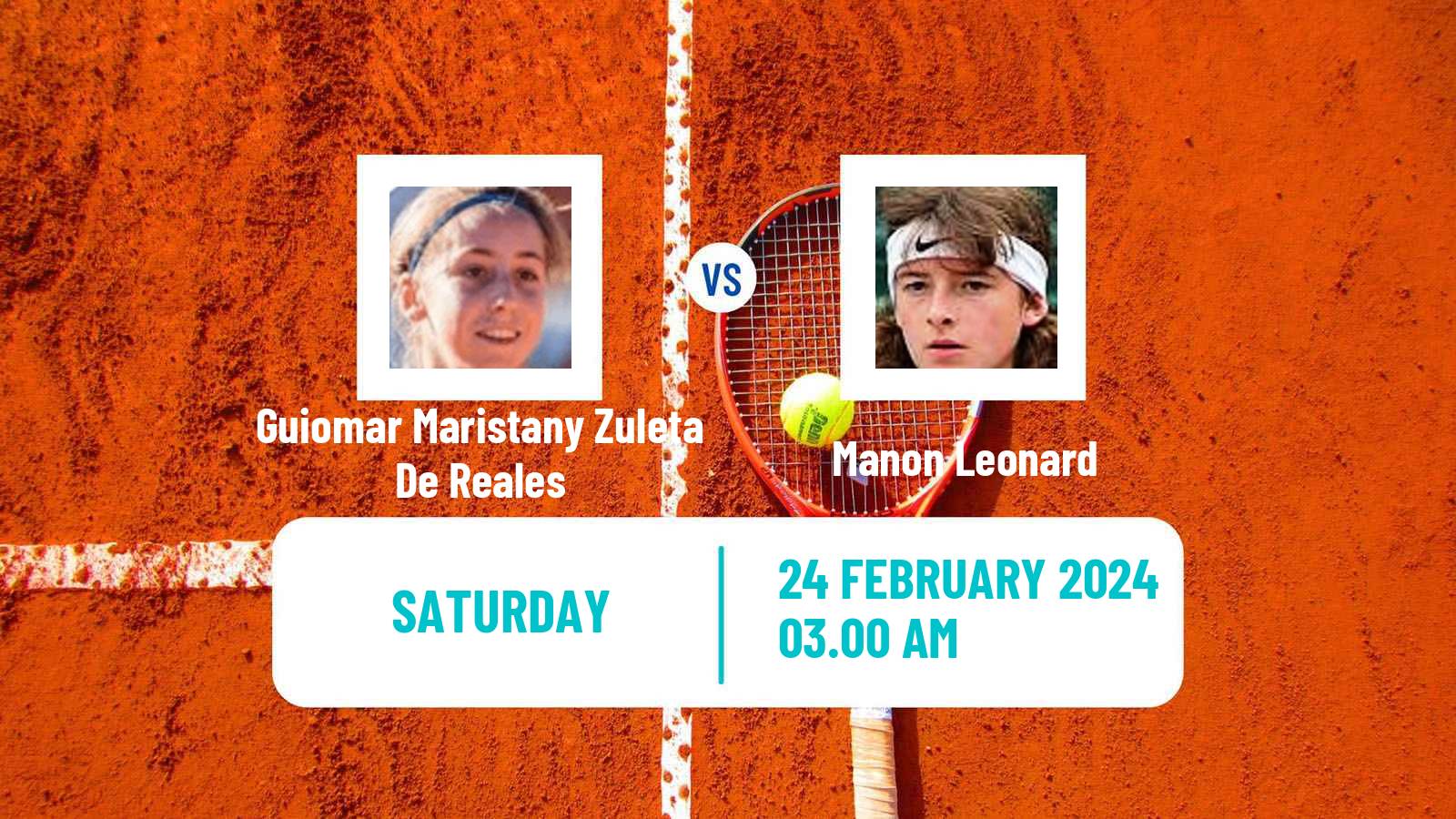 Tennis ITF W50 Pretoria Women Guiomar Maristany Zuleta De Reales - Manon Leonard