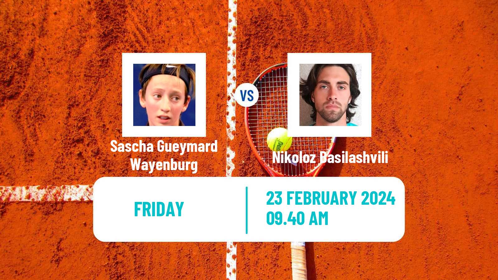 Tennis ITF M25 Trento Men Sascha Gueymard Wayenburg - Nikoloz Basilashvili