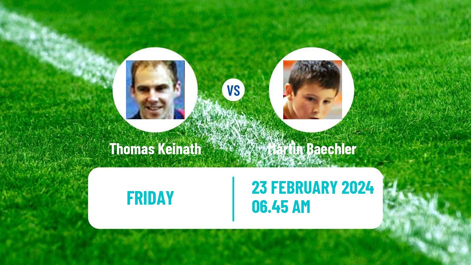 Table tennis Tt Star Series Men Thomas Keinath - Martin Baechler