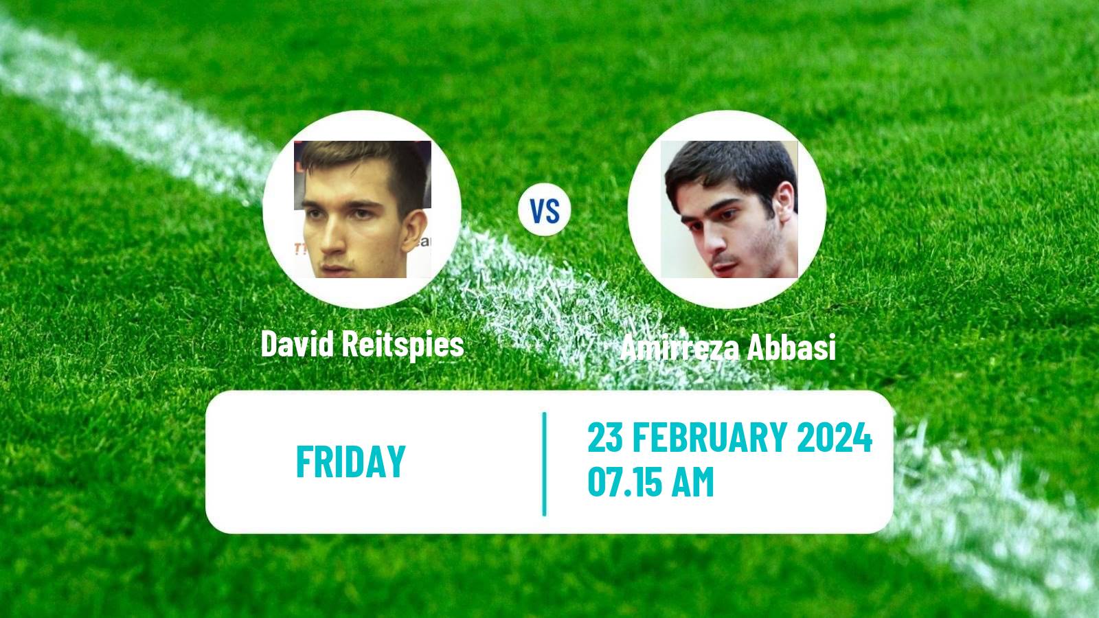 Table tennis Tt Star Series Men David Reitspies - Amirreza Abbasi