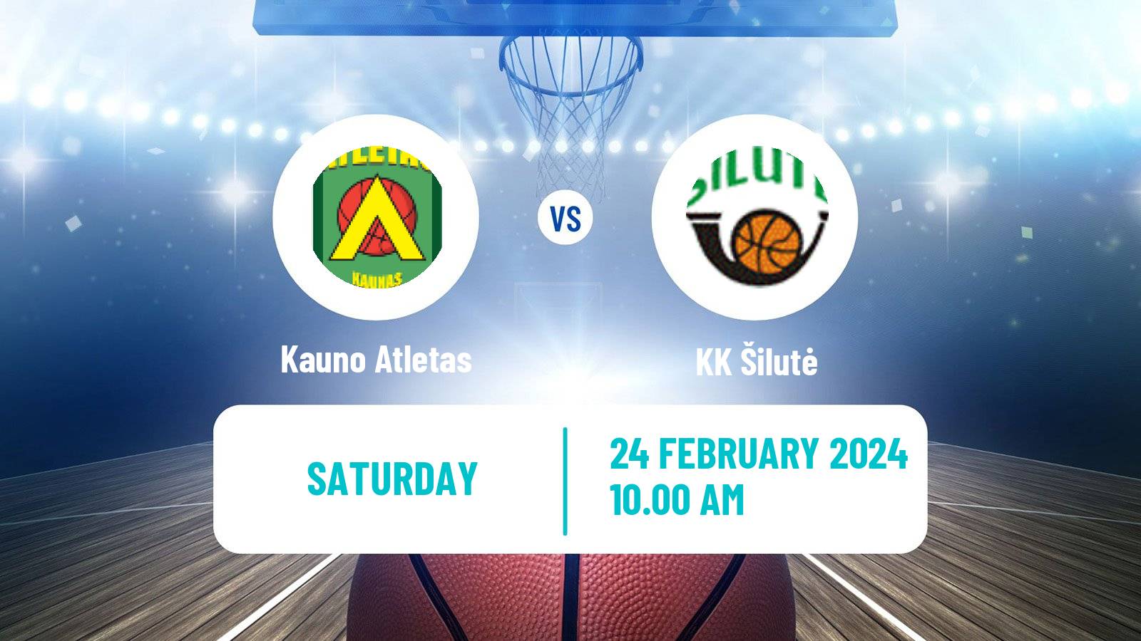 Basketball Lietuvos NKL Kauno Atletas - Šilutė