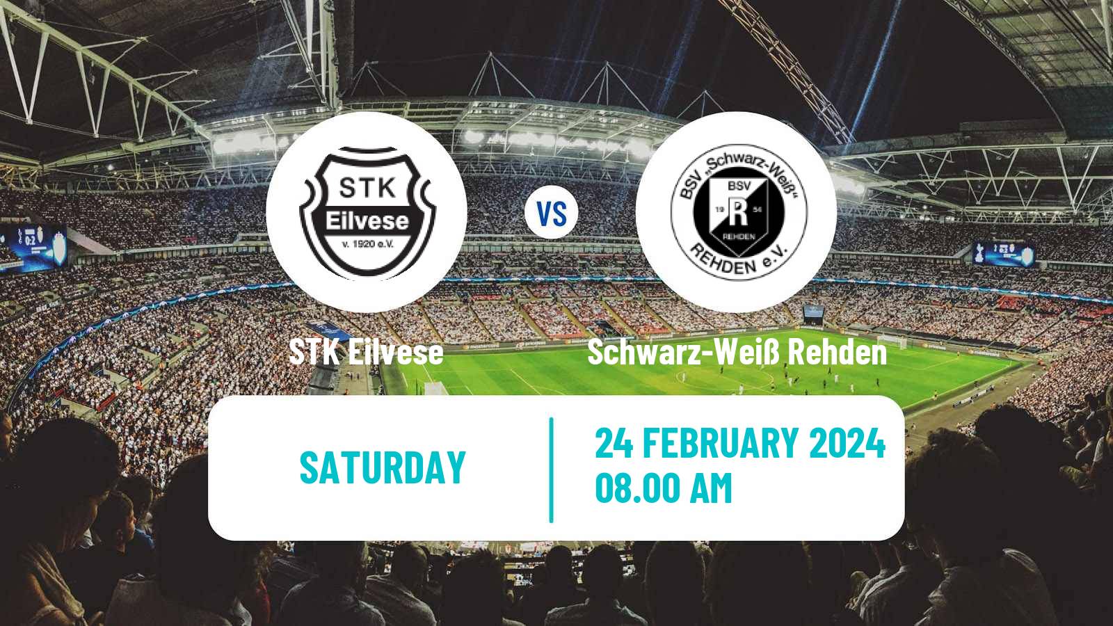 Soccer German Oberliga Niedersachsen Eilvese - Schwarz-Weiß Rehden