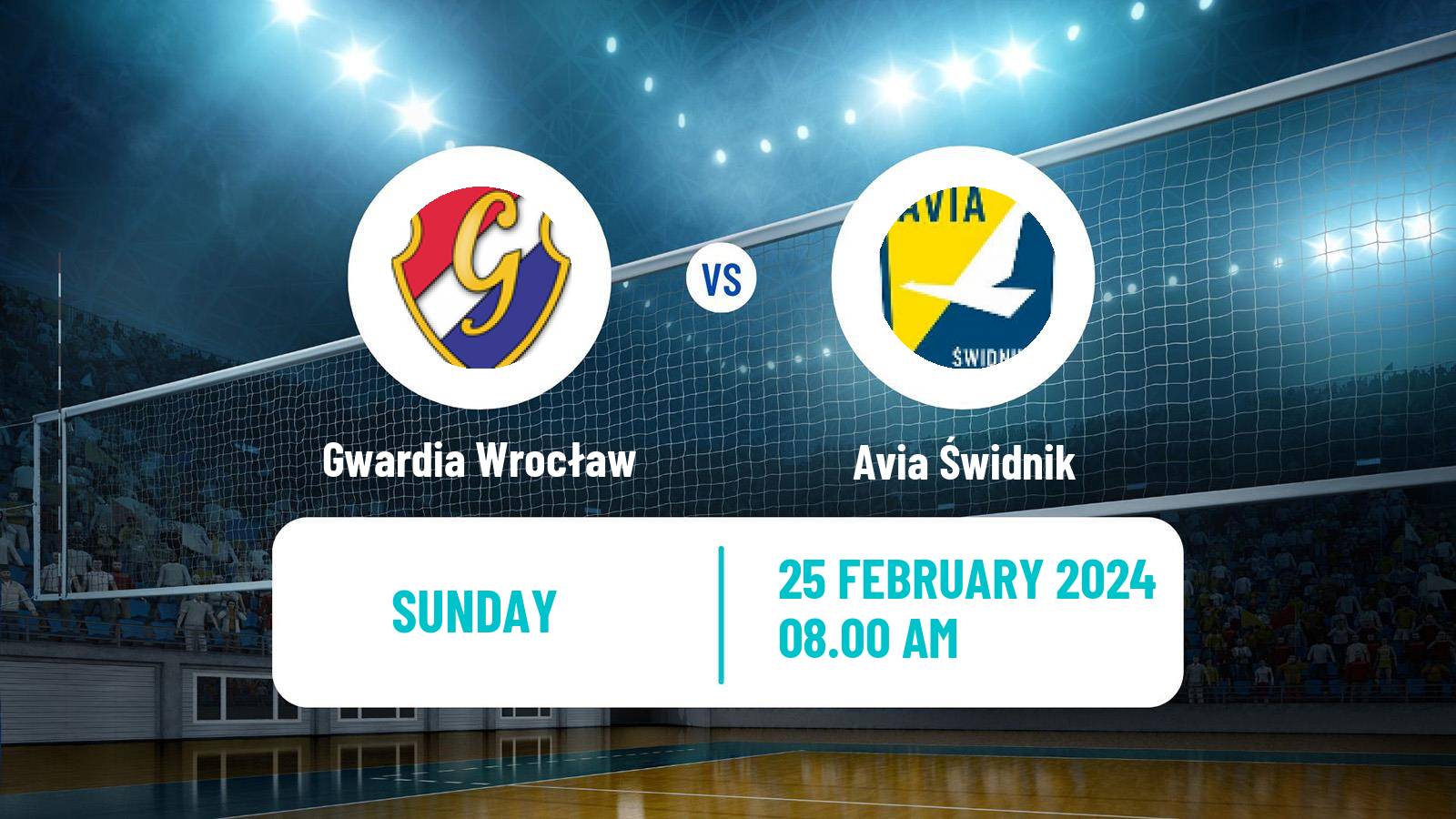 Volleyball Polish I Liga Volleyball Gwardia Wrocław - Avia Świdnik