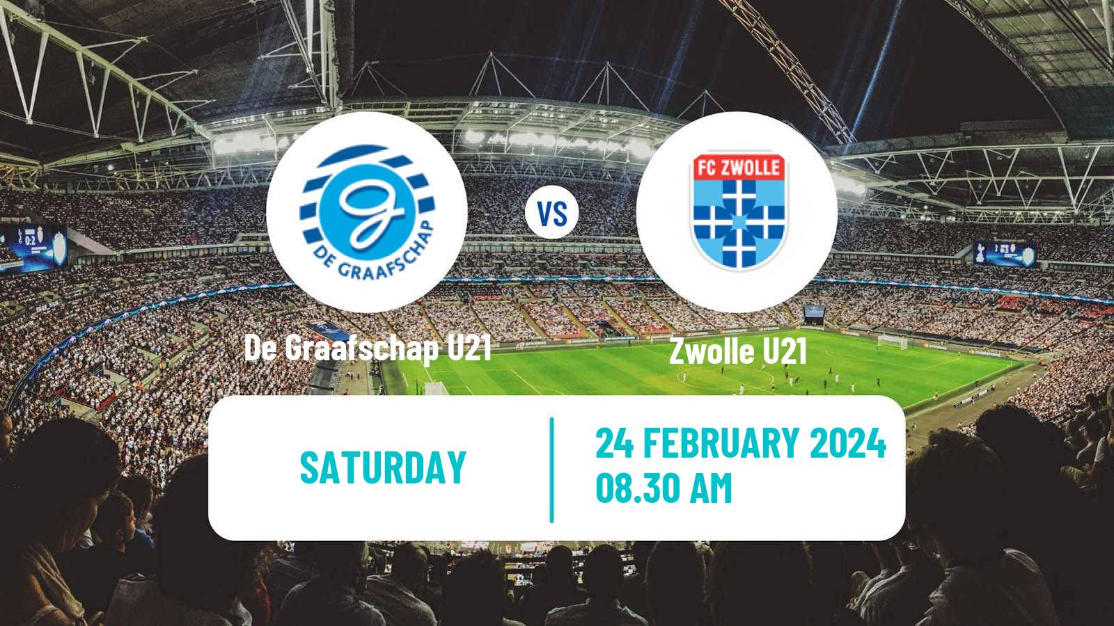 Soccer Dutch Divisie 1 U21 De Graafschap U21 - Zwolle U21