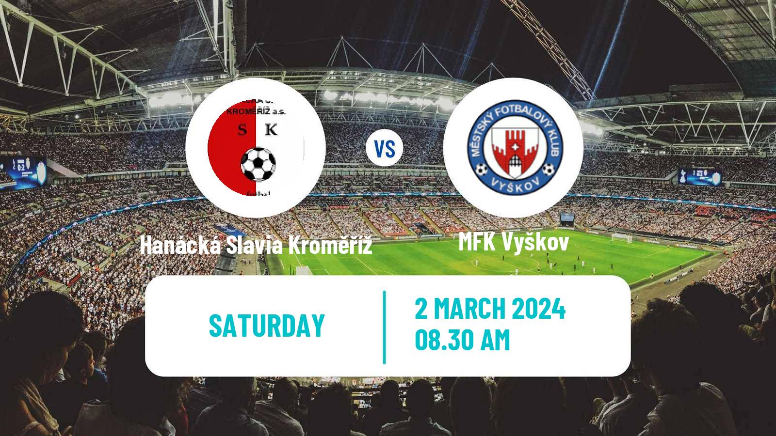 Soccer Czech Division 2 Hanácká Slavia Kroměříž - Vyškov