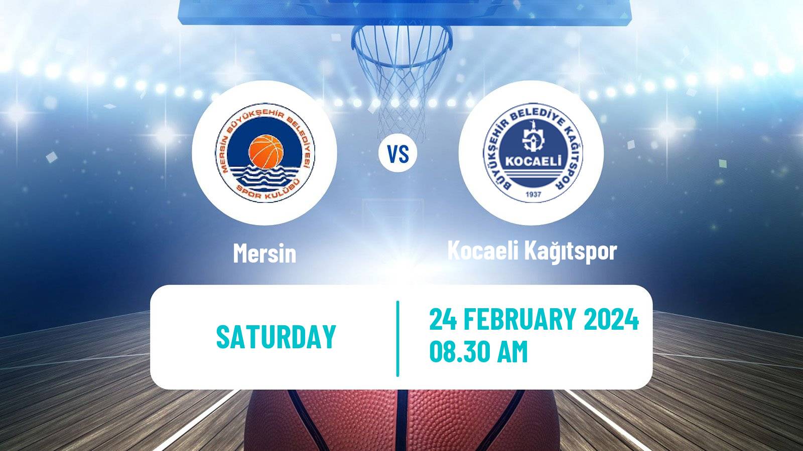 Basketball Turkish TBL Mersin SK - Kocaeli Kağıtspor