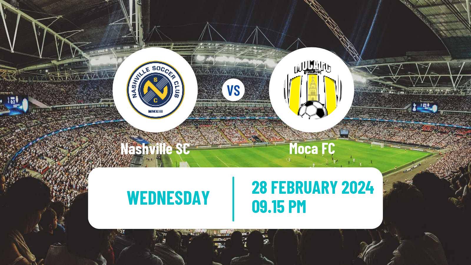 Soccer CONCACAF Champions League Nashville SC - Moca