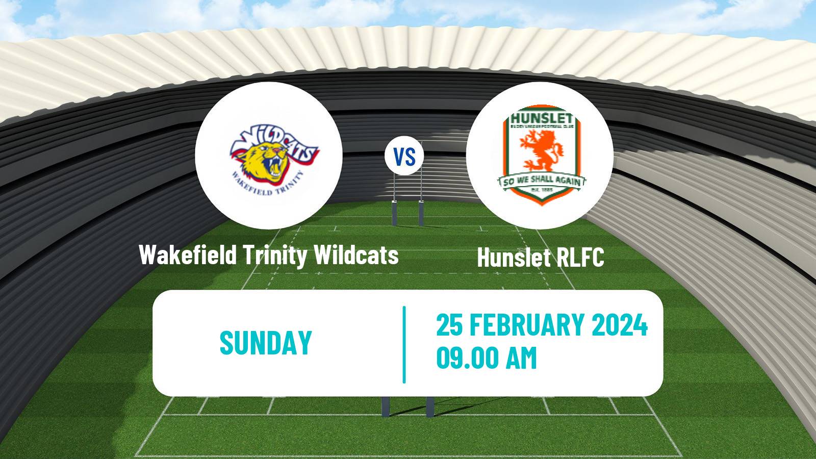 Rugby league Challenge Cup Rugby League Wakefield Trinity Wildcats - Hunslet RLFC