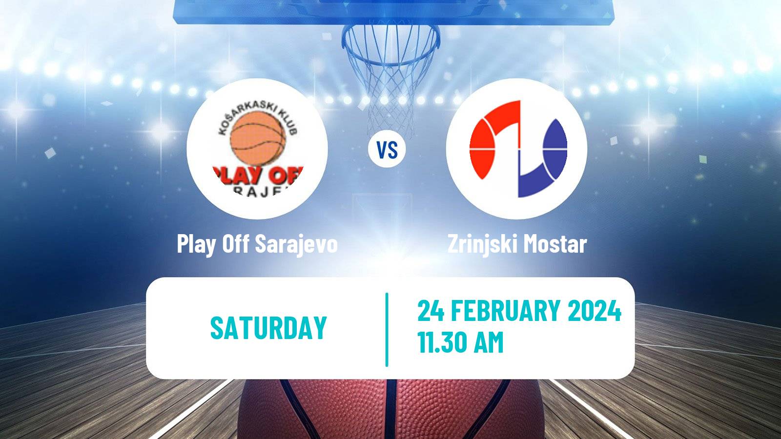 Basketball Bosnian Prvenstvo Basketball Women Play Off Sarajevo - Zrinjski Mostar