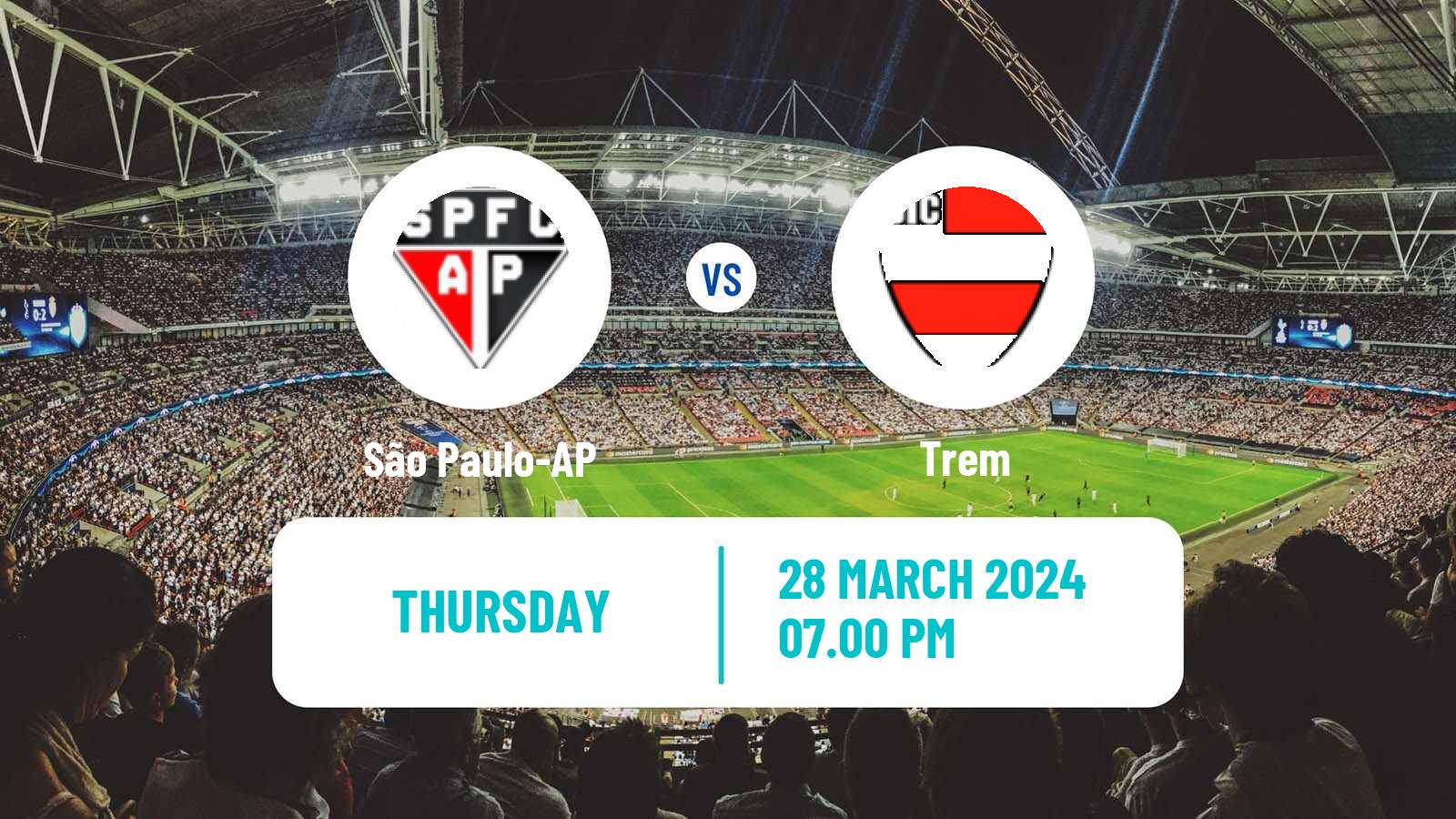 Soccer Brazilian Campeonato Amapaense São Paulo-AP - Trem