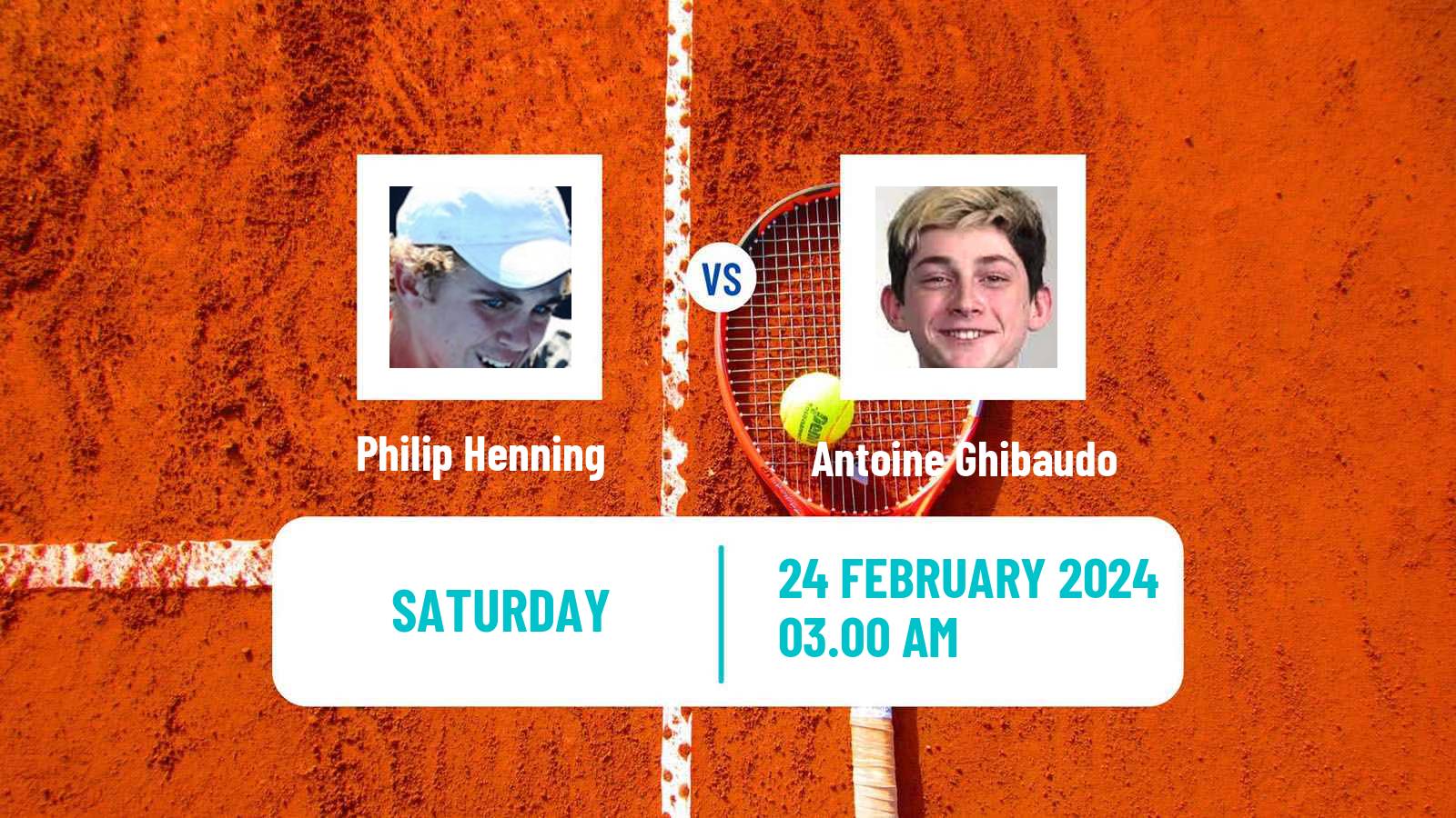 Tennis ITF M15 Sharm Elsheikh 4 Men Philip Henning - Antoine Ghibaudo