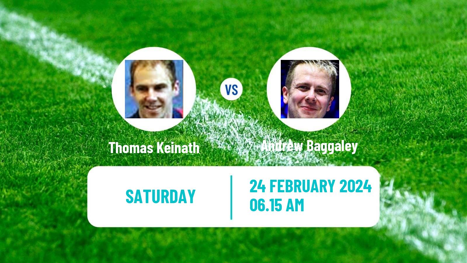 Table tennis Tt Star Series Men Thomas Keinath - Andrew Baggaley