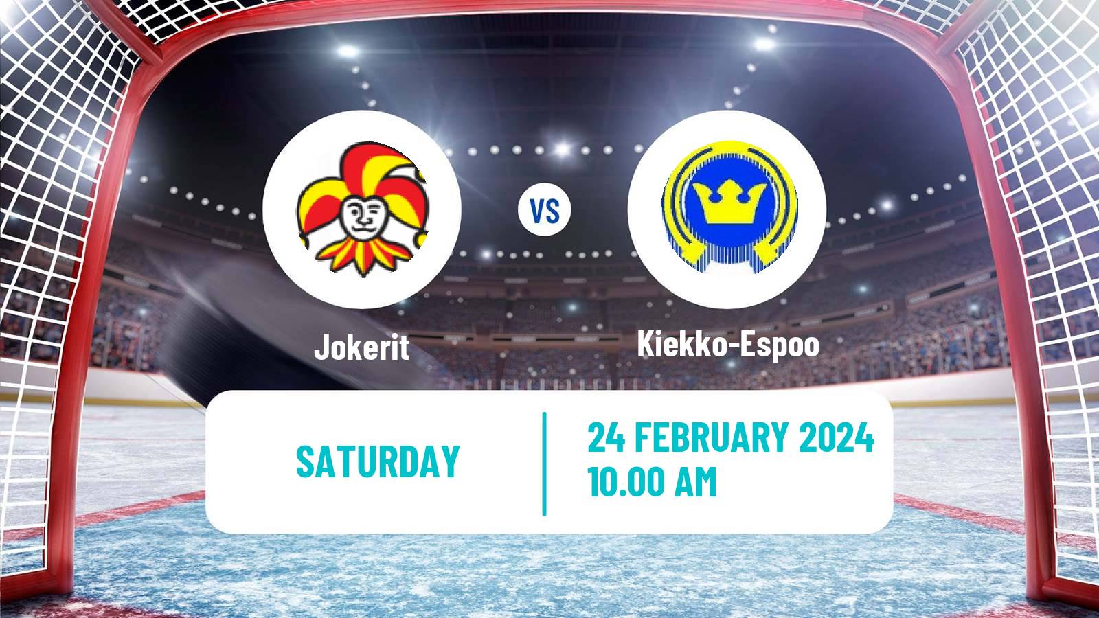 Hockey Finnish Mestis Jokerit - Kiekko-Espoo