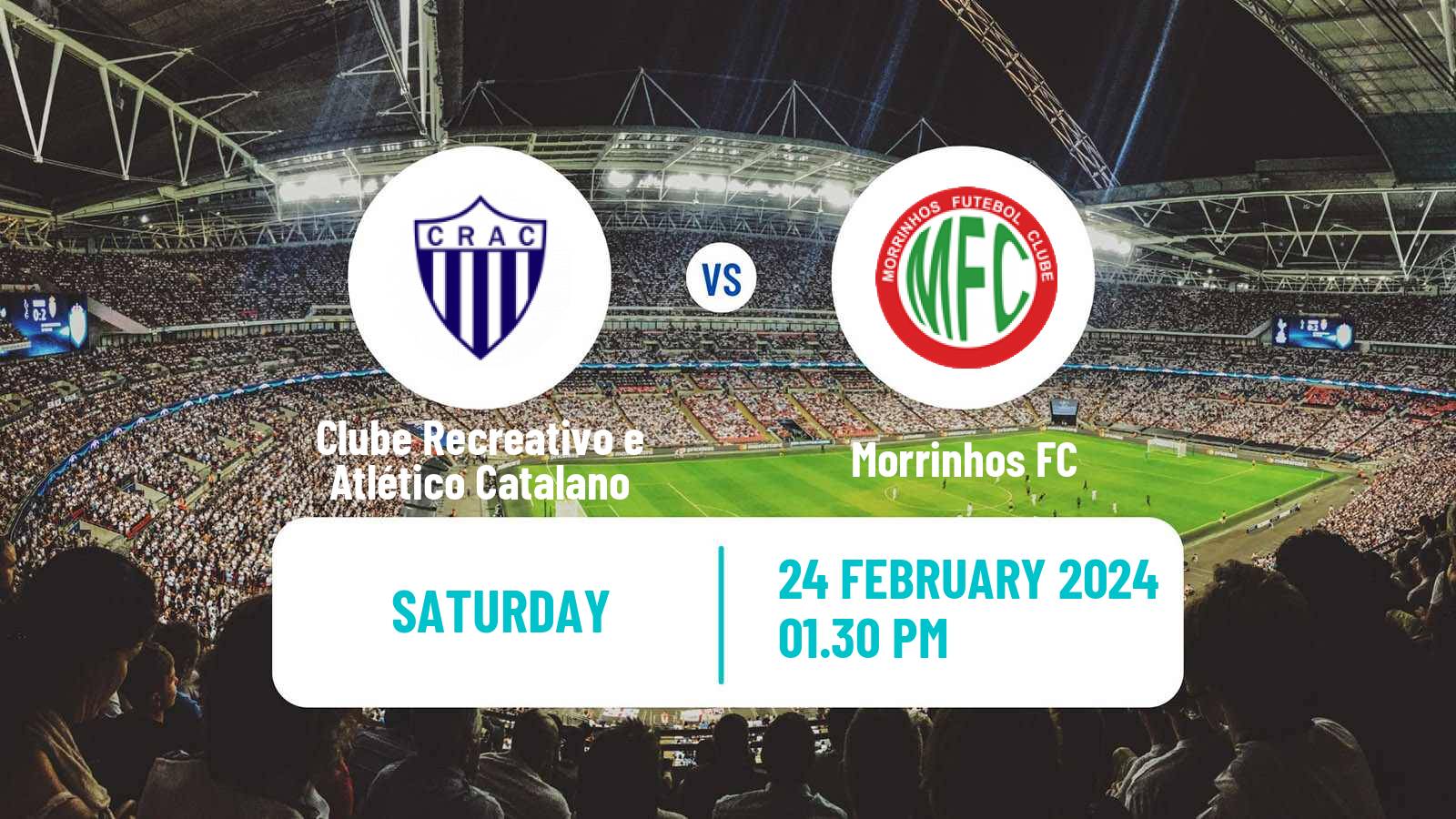Soccer Brazilian Campeonato Goiano Clube Recreativo e Atlético Catalano - Morrinhos