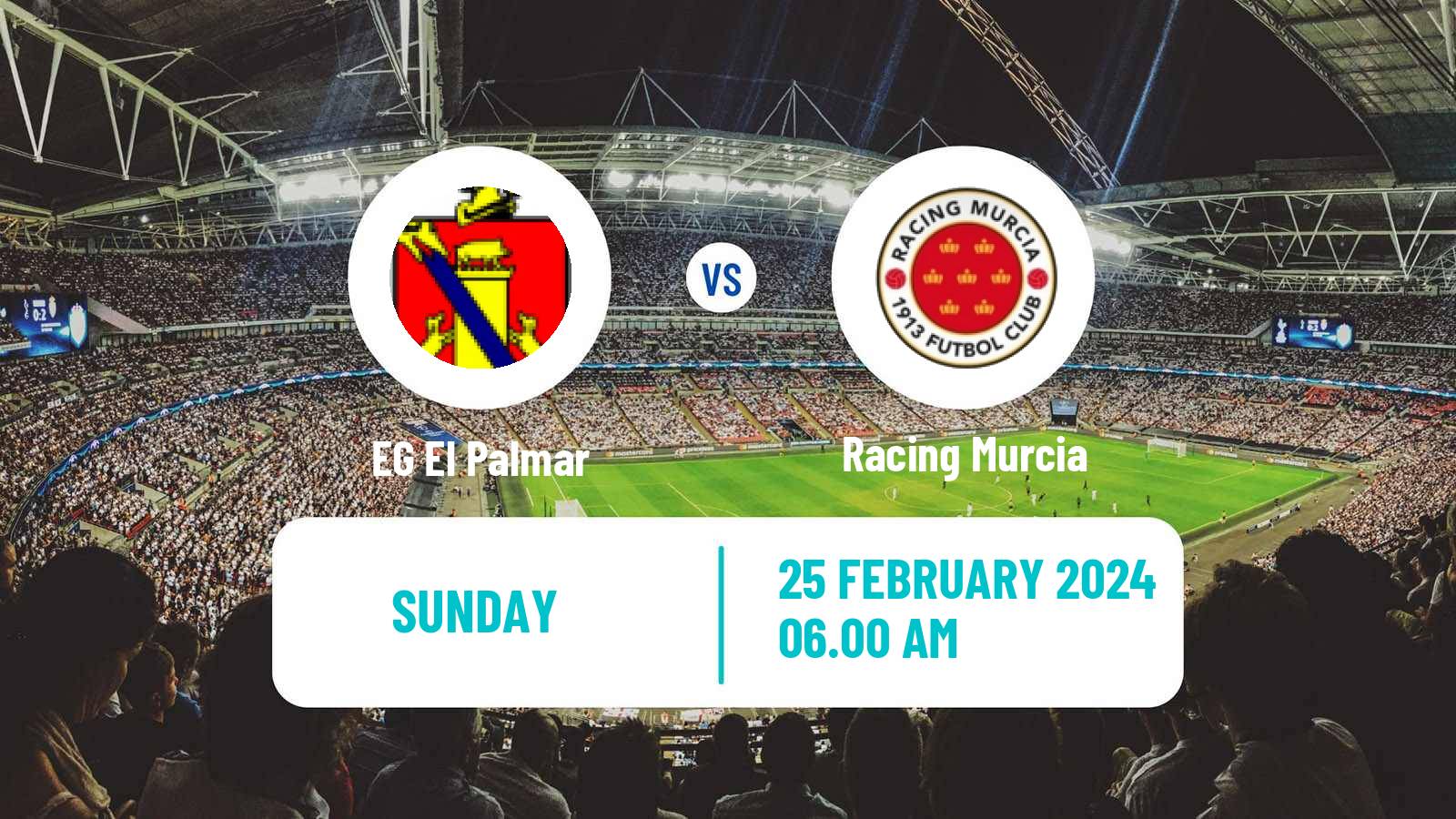 Soccer Spanish Tercera RFEF - Group 13 El Palmar - Racing Murcia