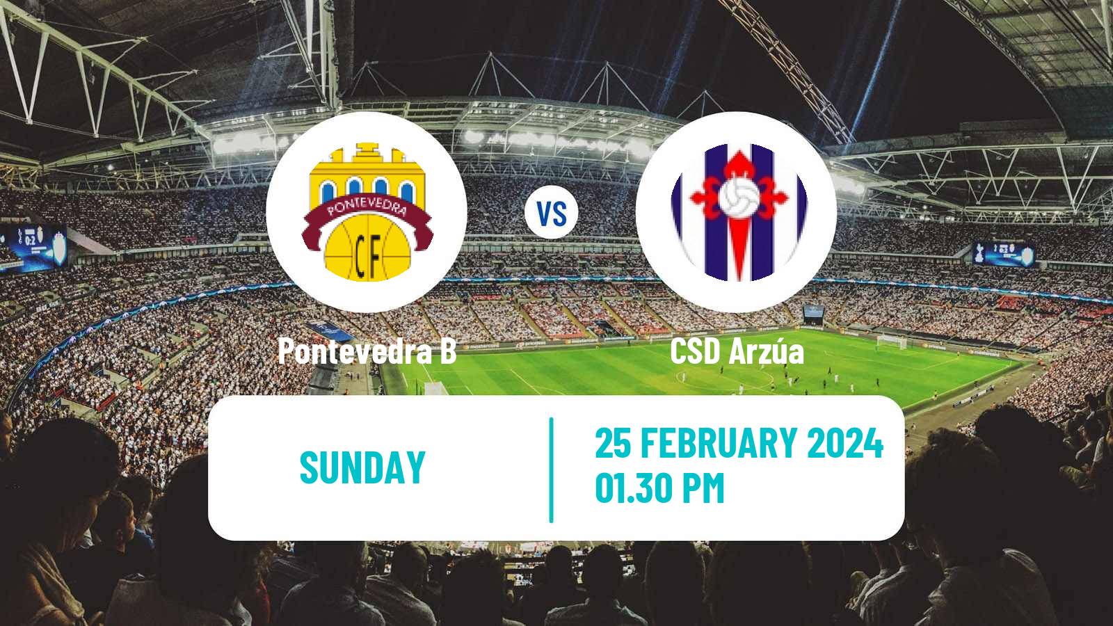 Soccer Spanish Tercera RFEF - Group 1 Pontevedra B - Arzúa