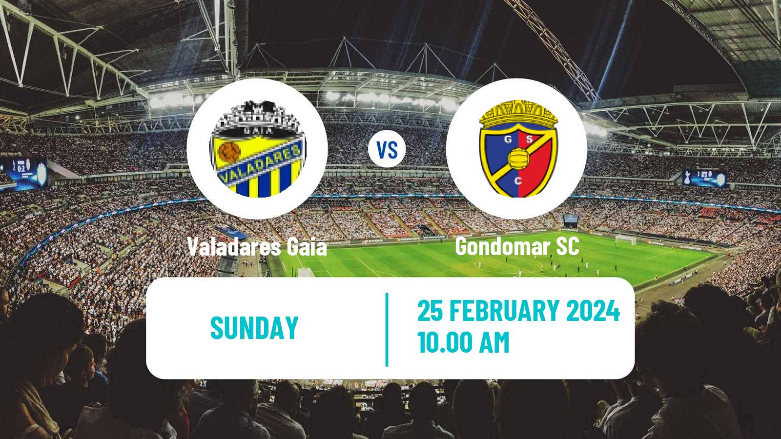 Soccer Campeonato de Portugal Valadares Gaia - Gondomar