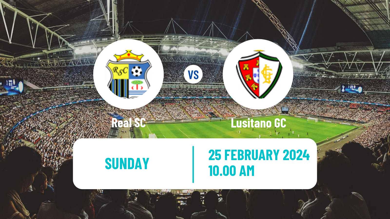 Soccer Campeonato de Portugal - Group D Real SC - Lusitano GC