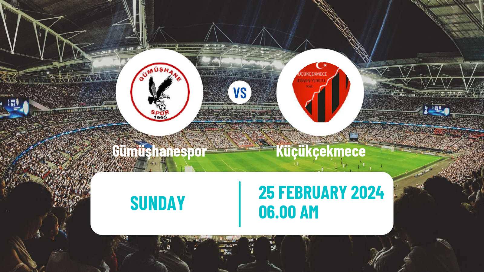 Soccer Turkish 3 Lig Group 1 Gümüşhanespor - Küçükçekmece