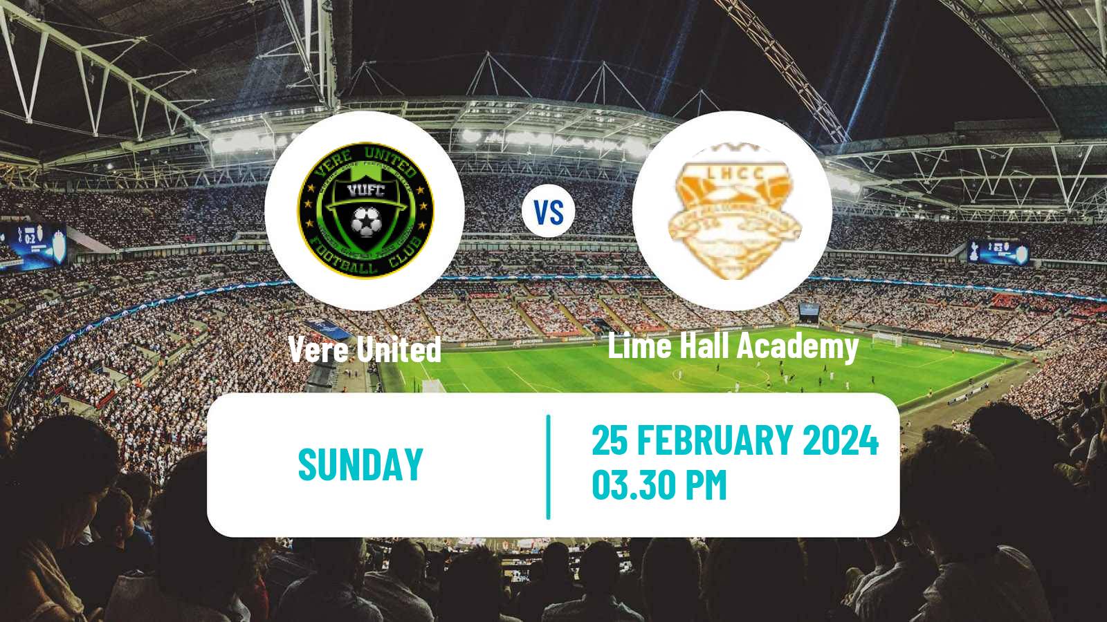 Soccer Jamaica National Premier League Vere United - Lime Hall Academy