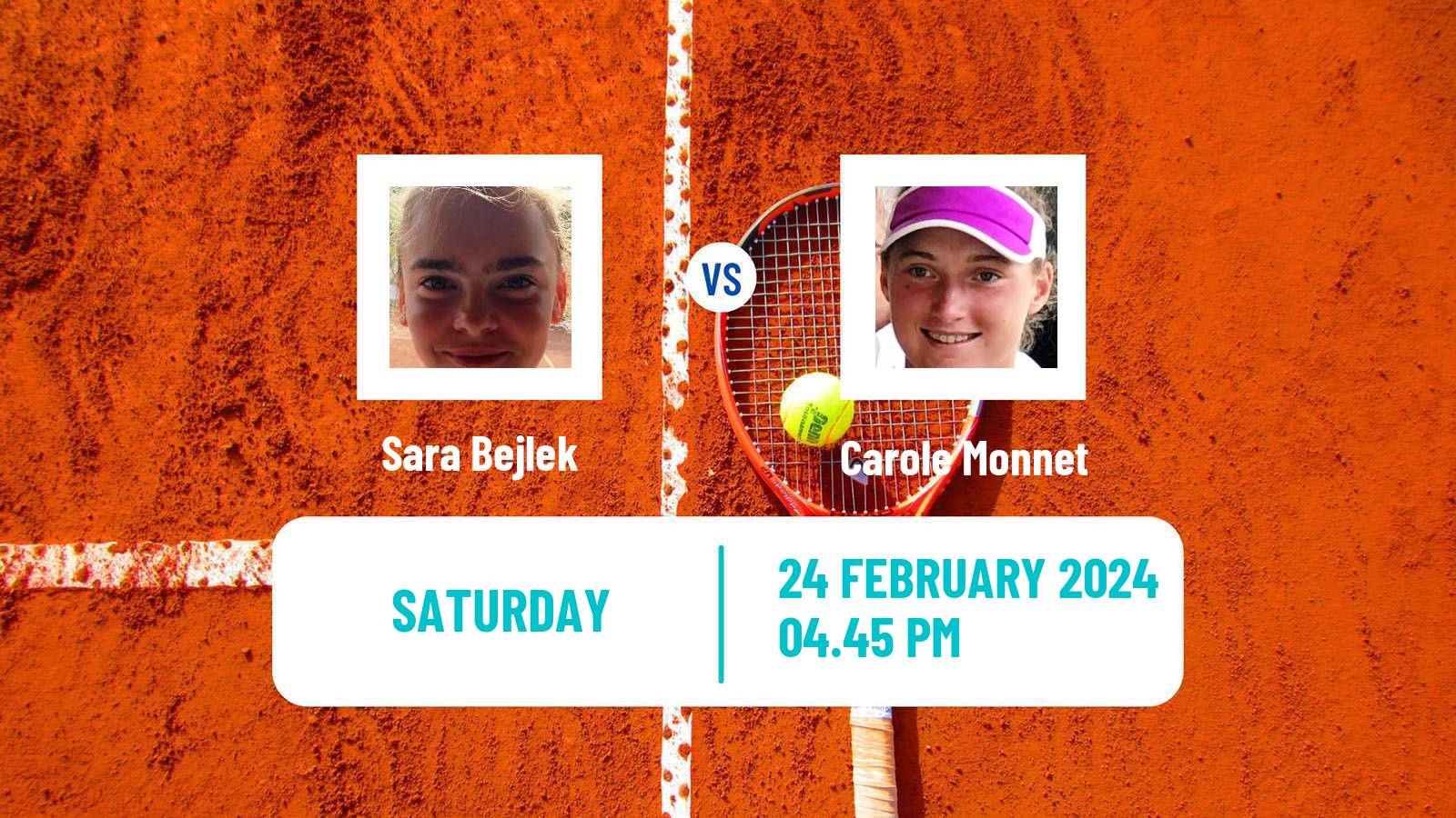 Tennis WTA Austin Sara Bejlek - Carole Monnet