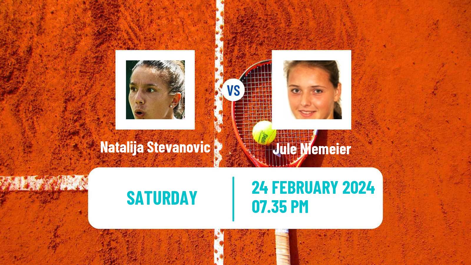 Tennis WTA San Diego Natalija Stevanovic - Jule Niemeier
