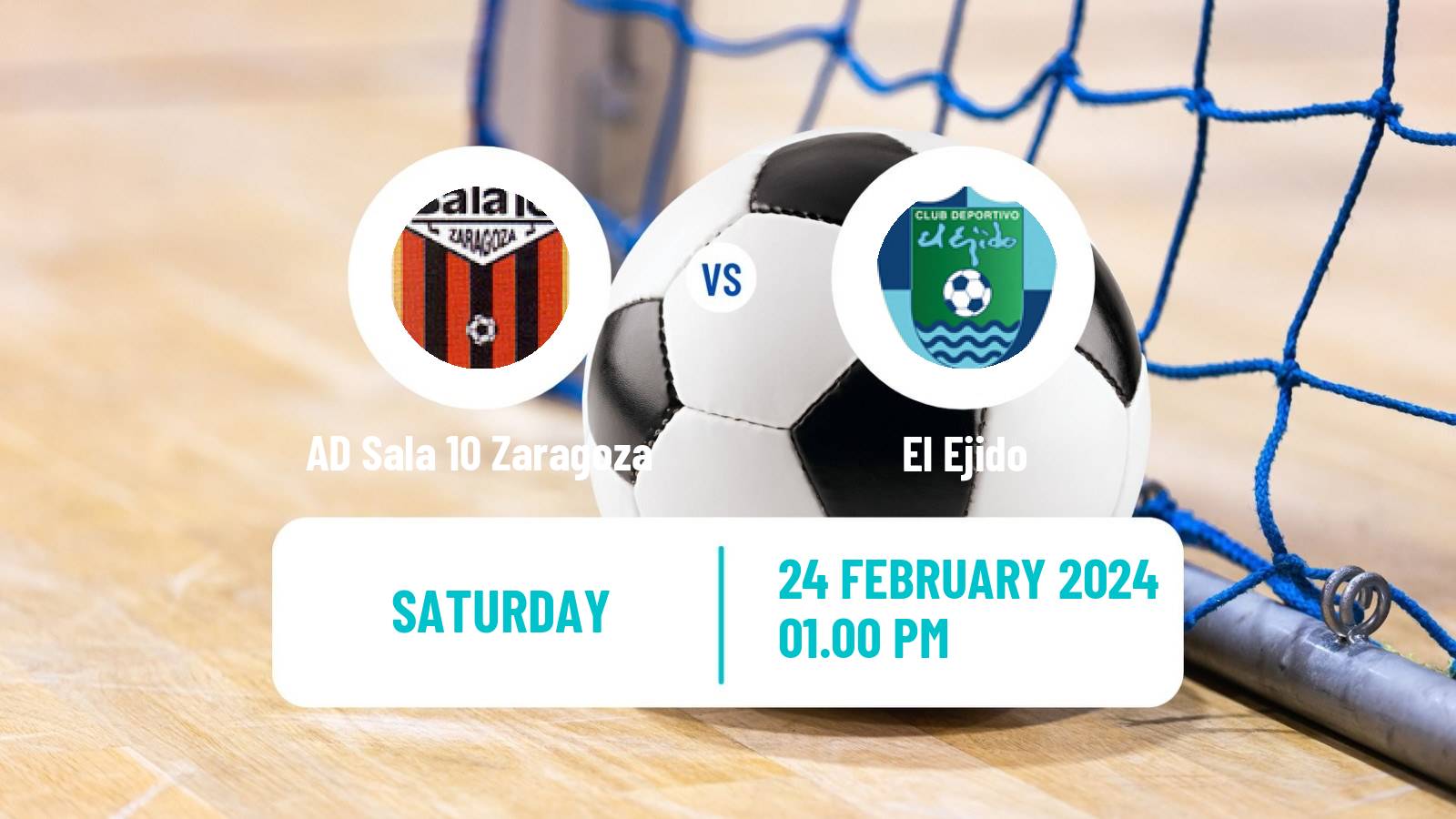 Futsal Spanish Segunda Division Futsal AD Sala 10 Zaragoza - El Ejido