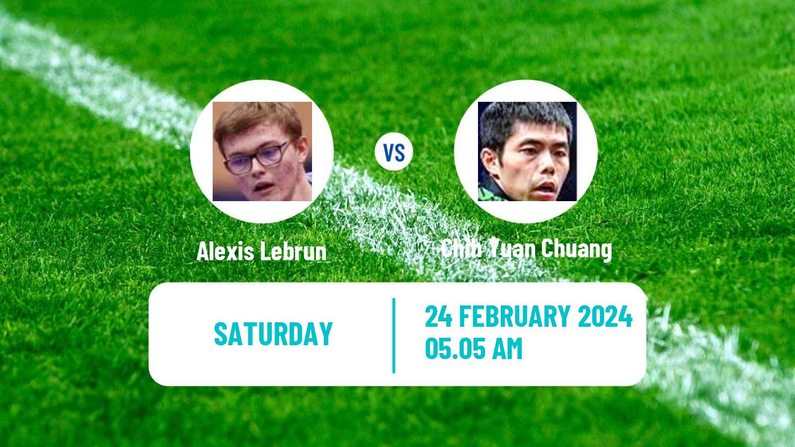 Table tennis World Championships Teams Men Alexis Lebrun - Chih Yuan Chuang