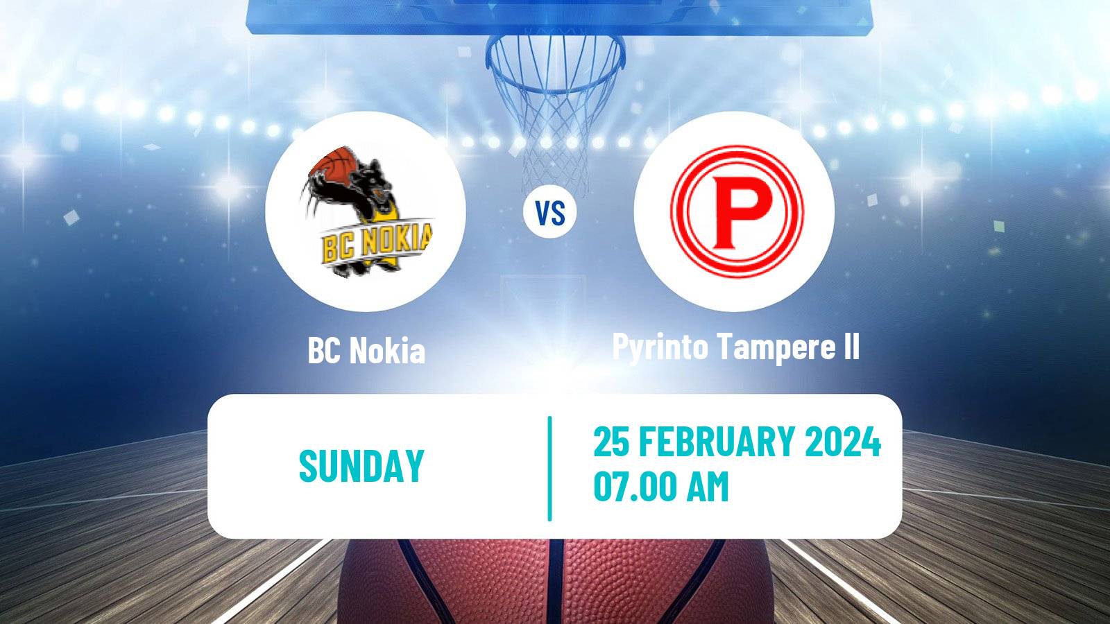 Basketball Finnish I Divisioona Basketball Women BC Nokia - Pyrinto Tampere II