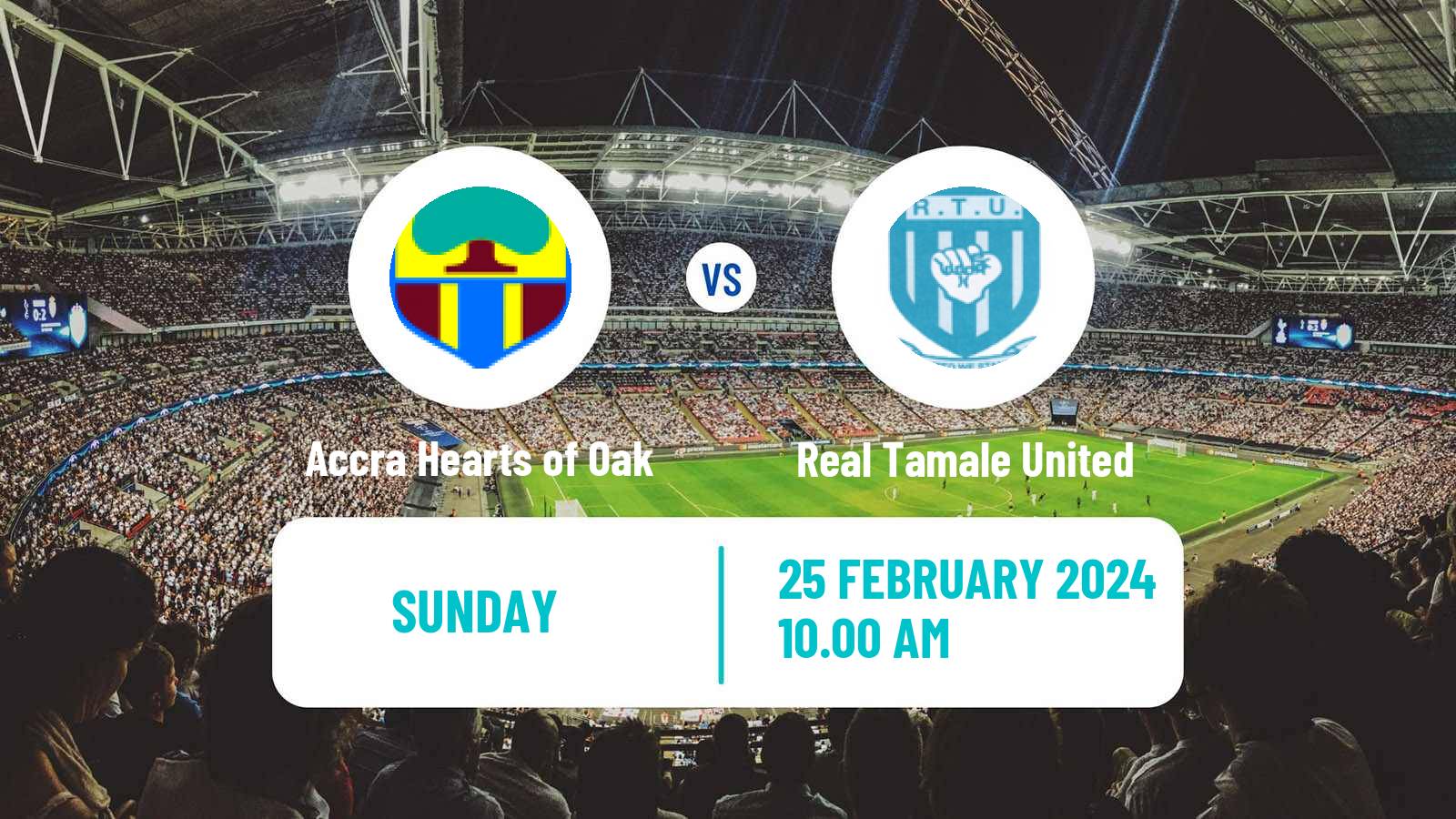 Soccer Ghanaian Premier League Accra Hearts of Oak - Real Tamale United