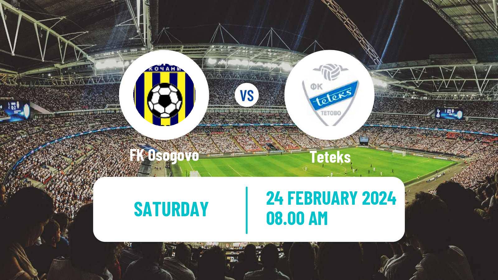Soccer North Macedonian 2 MFL Osogovo - Teteks