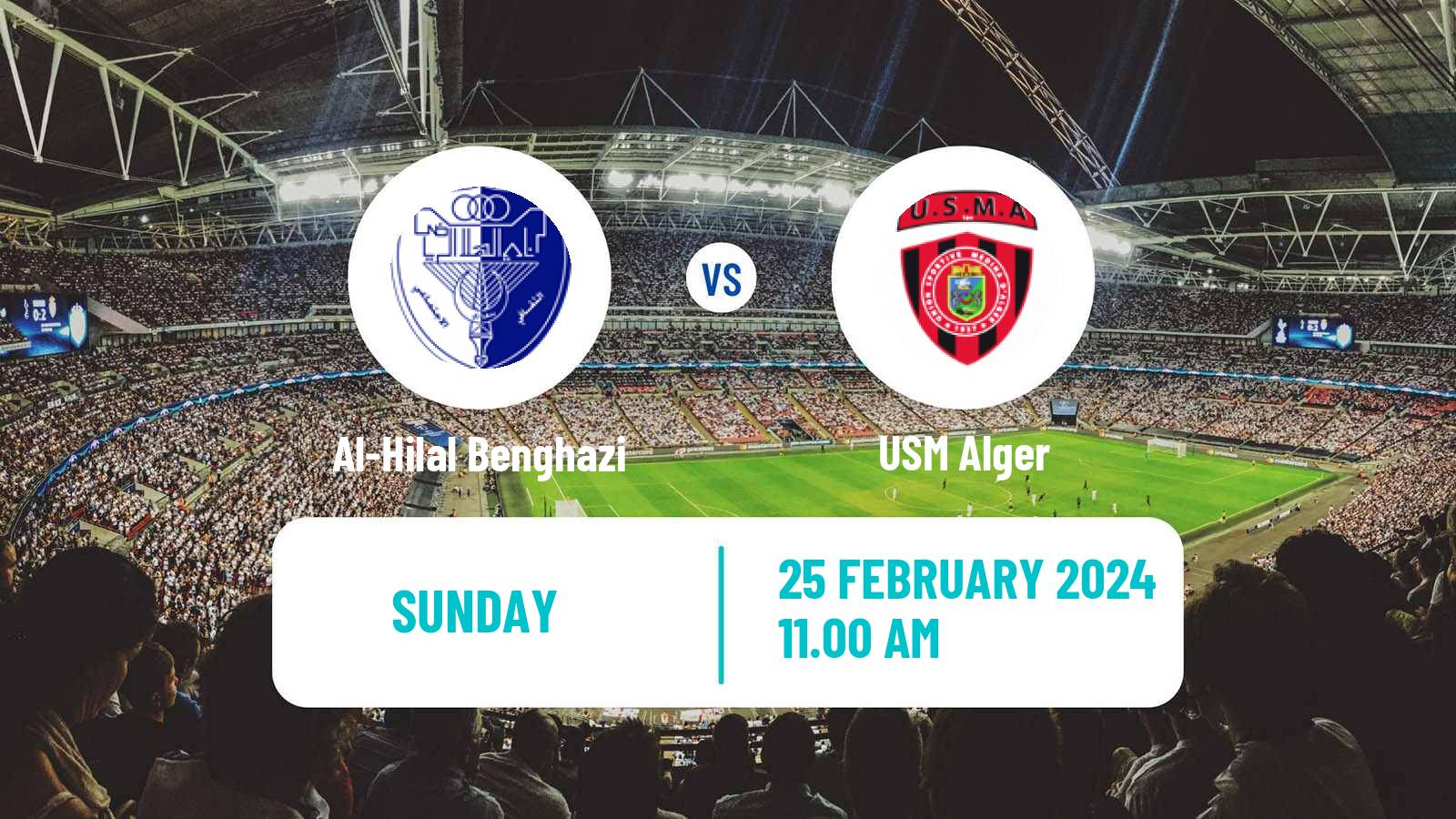 Soccer CAF Confederation Cup Al-Hilal Benghazi - USM Alger