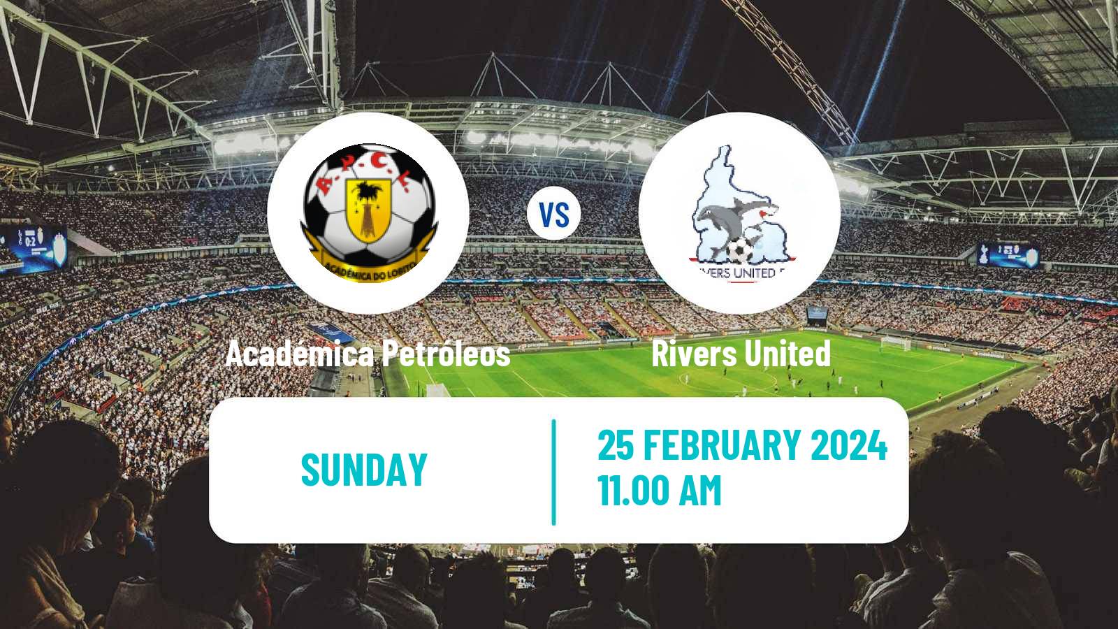 Soccer CAF Confederation Cup Académica Petróleos - Rivers United