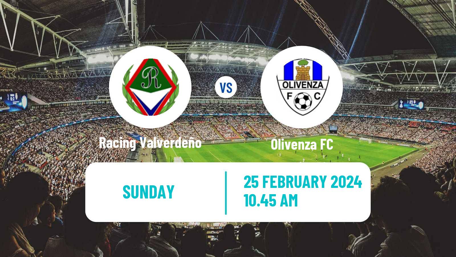Soccer Spanish Tercera RFEF - Group 14 Racing Valverdeño - Olivenza