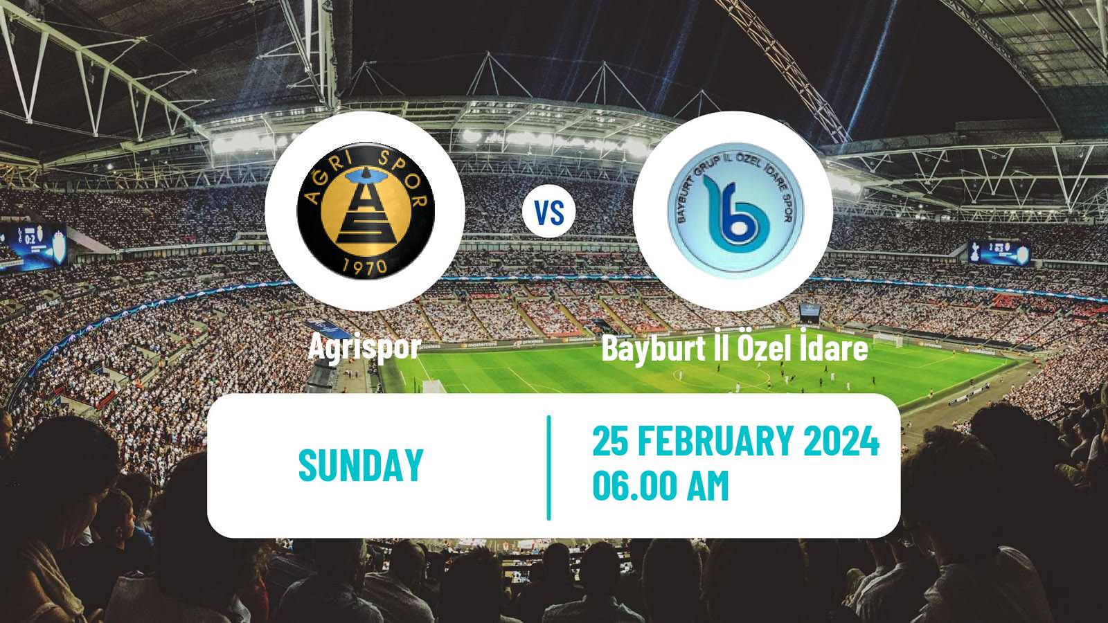 Soccer Turkish 3 Lig Group 3 Agrispor - Bayburt İl Özel İdare