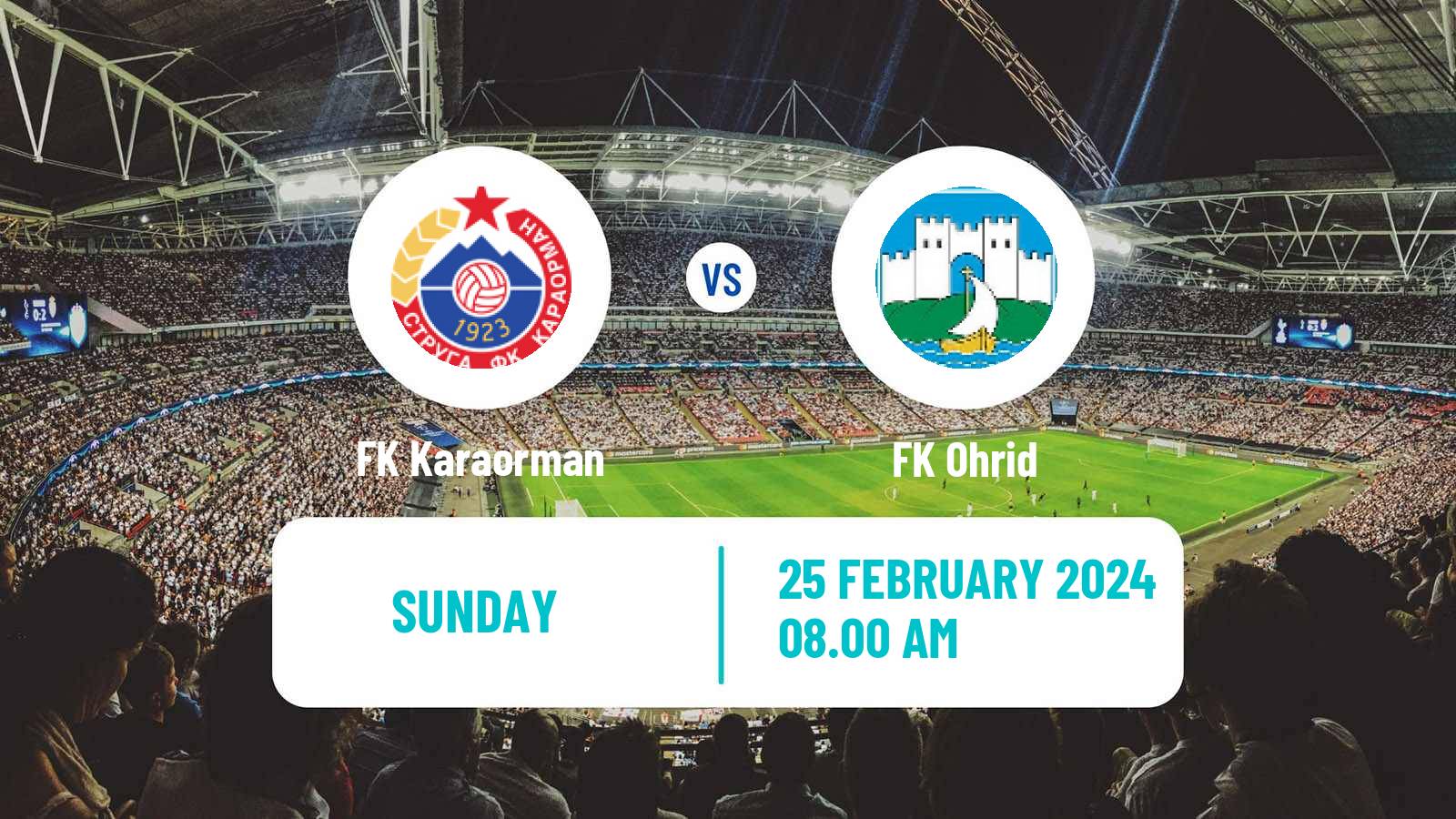 Soccer North Macedonian 2 MFL Karaorman - Ohrid