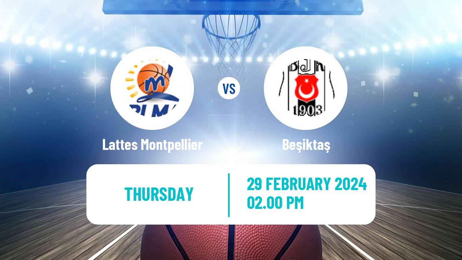 Basketball Eurocup Women Lattes Montpellier - Beşiktaş