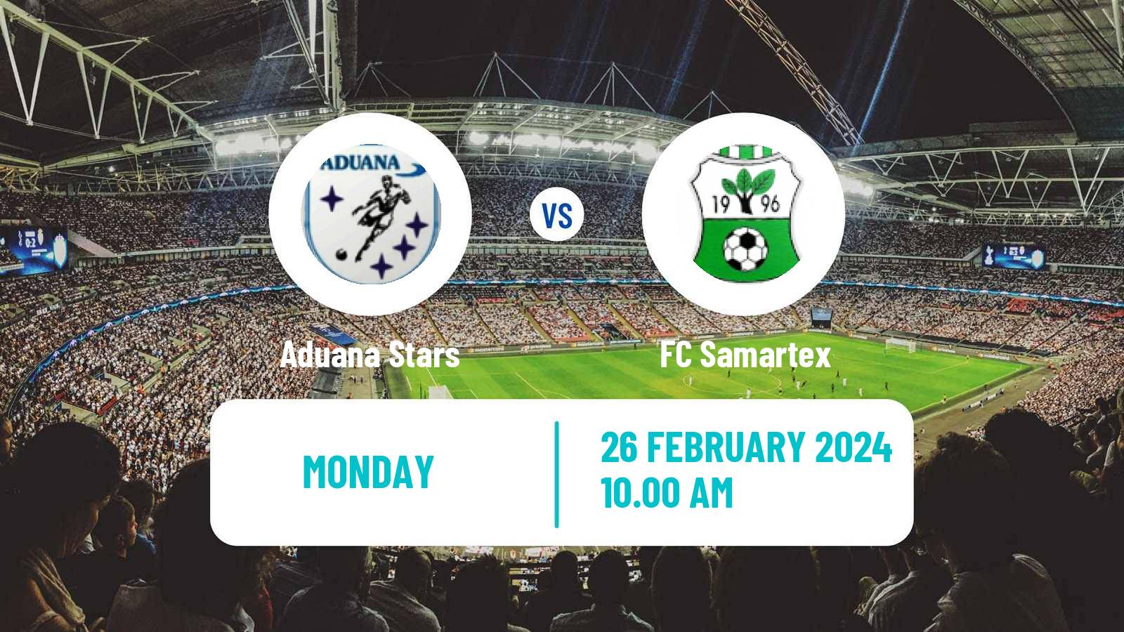 Soccer Ghanaian Premier League Aduana Stars - Samartex