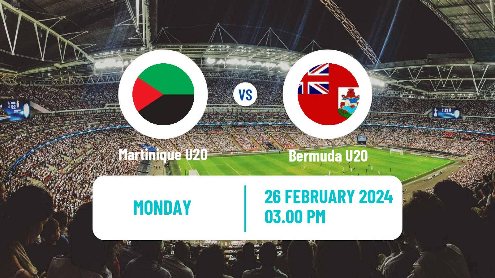 Soccer CONCACAF Championship U20 Martinique U20 - Bermuda U20