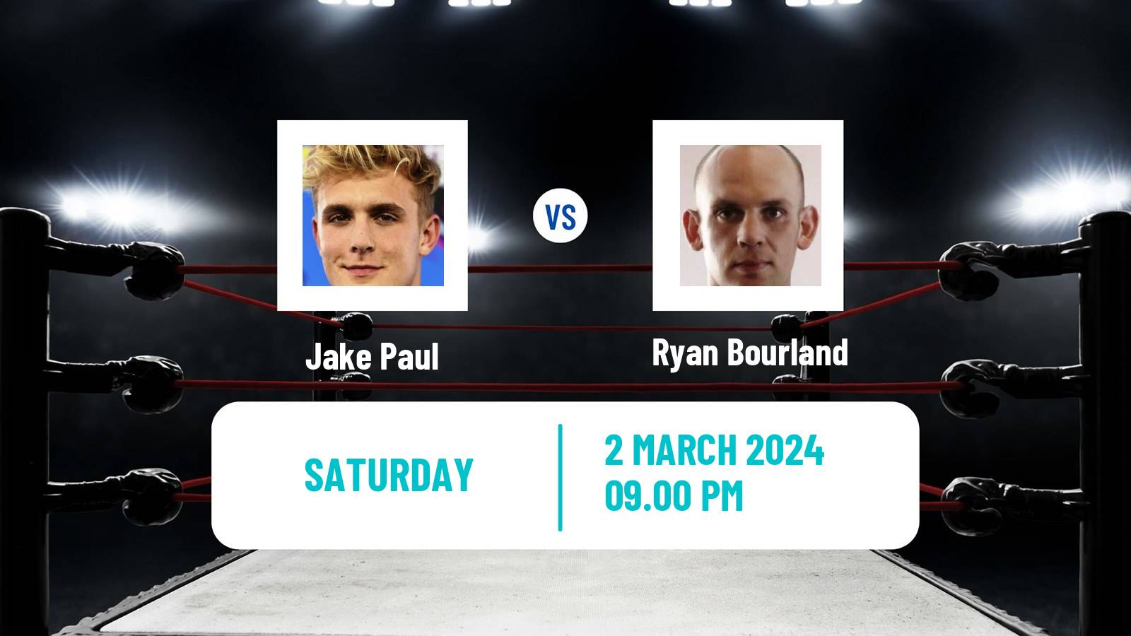 Boxing Cruiserweight Others Matches Men Jake Paul - Ryan Bourland