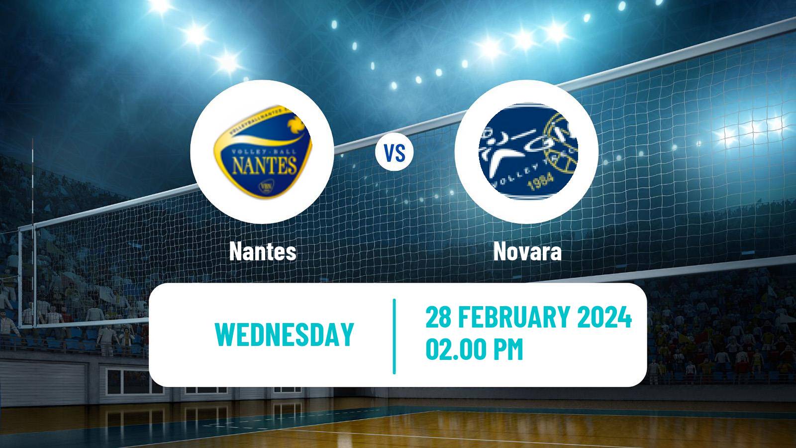 Volleyball CEV Challenge Cup Women Nantes - Novara