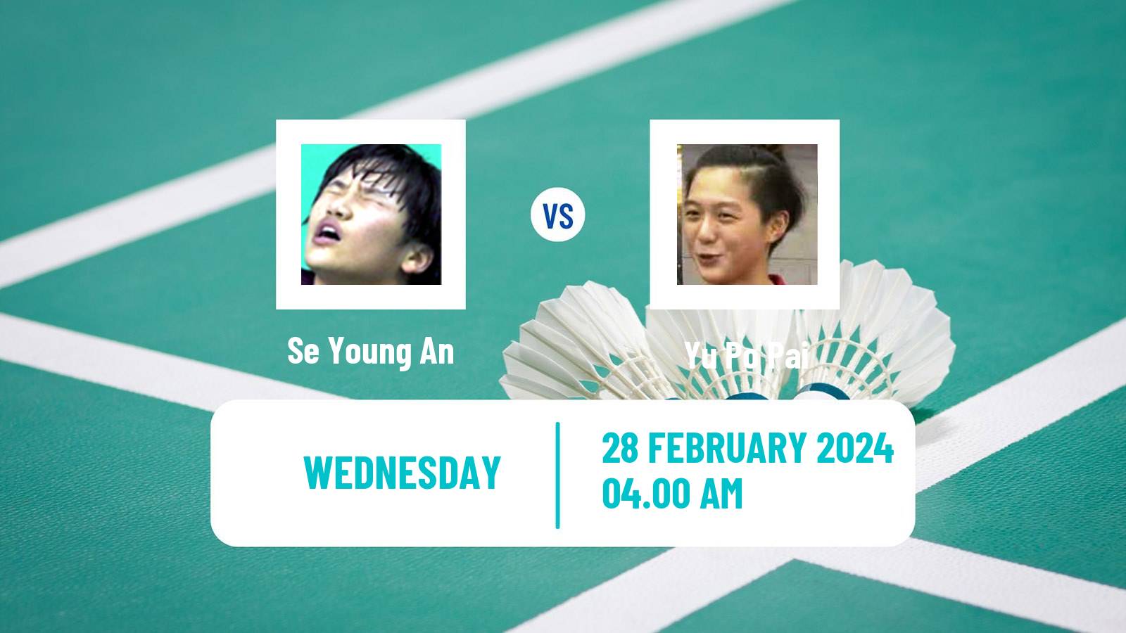 Badminton BWF World Tour German Open Women Se Young An - Yu Po Pai