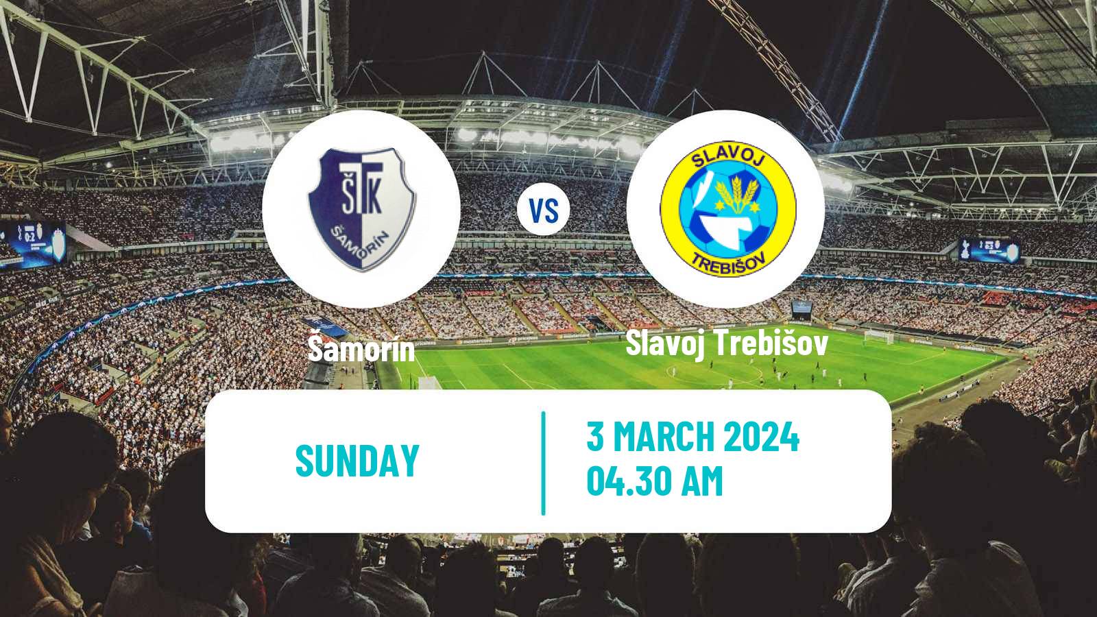 Soccer Slovak 2 Liga Šamorín - Slavoj Trebišov