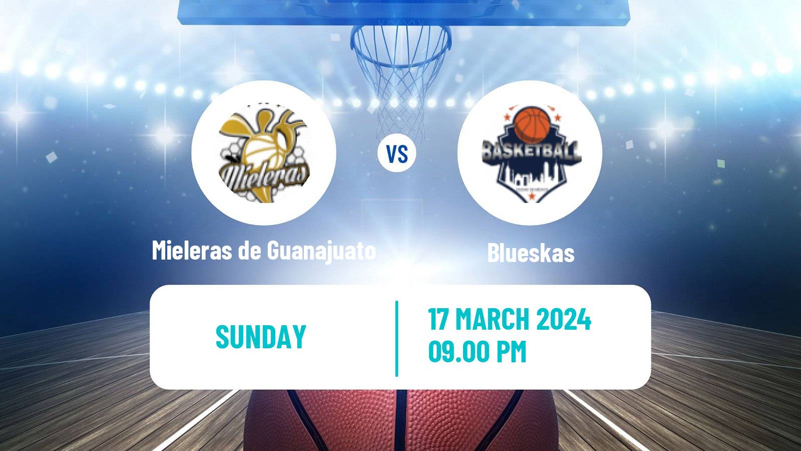 Basketball Mexican LMBPF Women Mieleras de Guanajuato - Blueskas