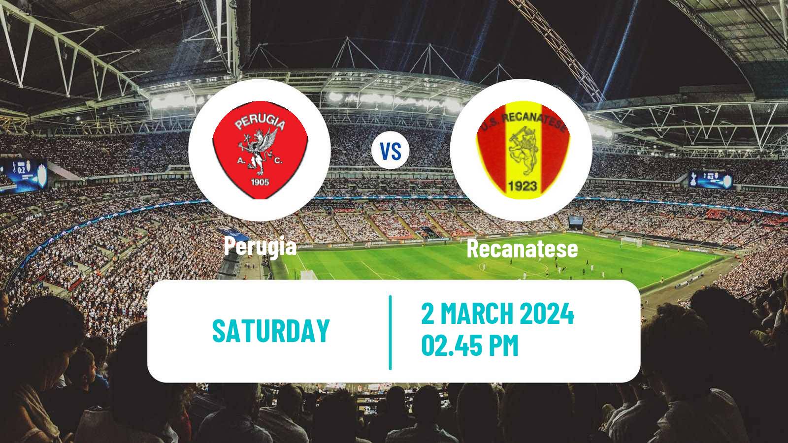 Soccer Italian Serie C Group B Perugia - Recanatese