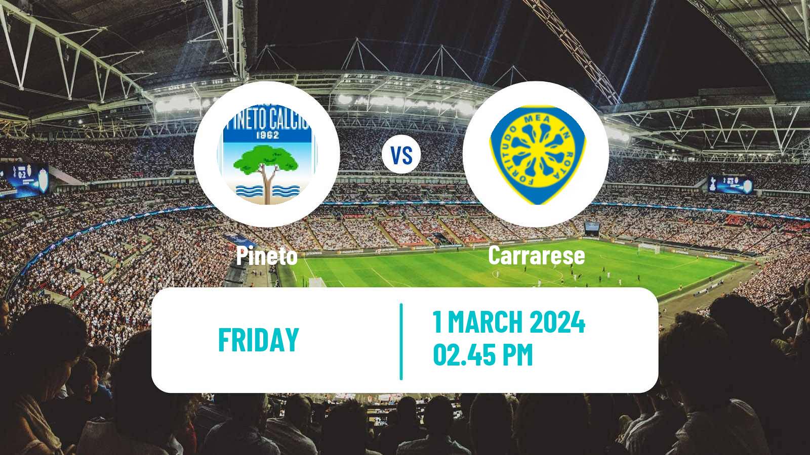 Soccer Italian Serie C Group B Pineto - Carrarese