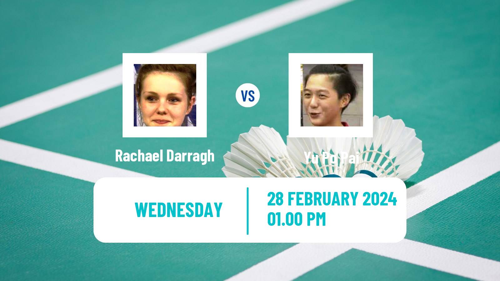 Badminton BWF World Tour German Open Women Rachael Darragh - Yu Po Pai