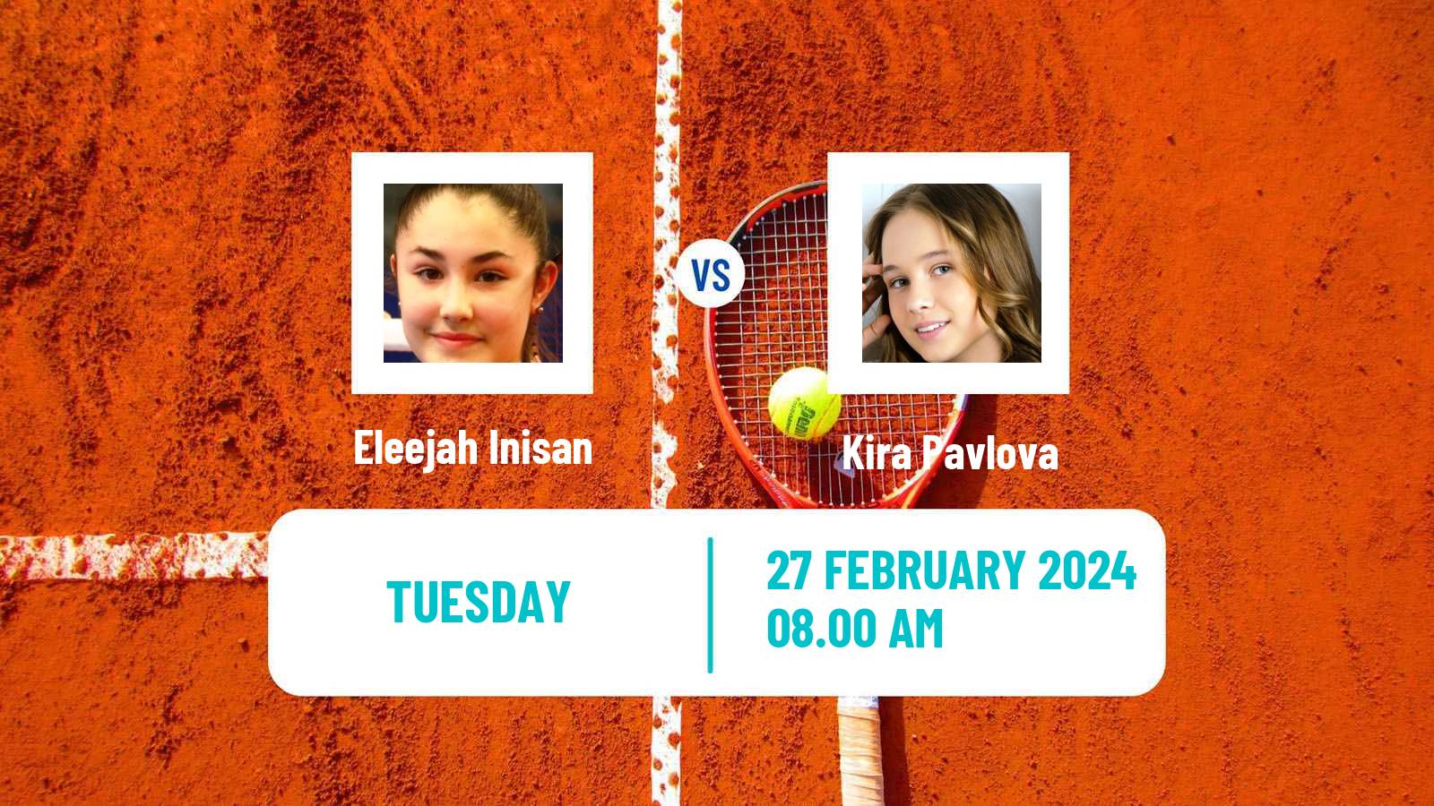 Tennis ITF W50 Macon Women Eleejah Inisan - Kira Pavlova