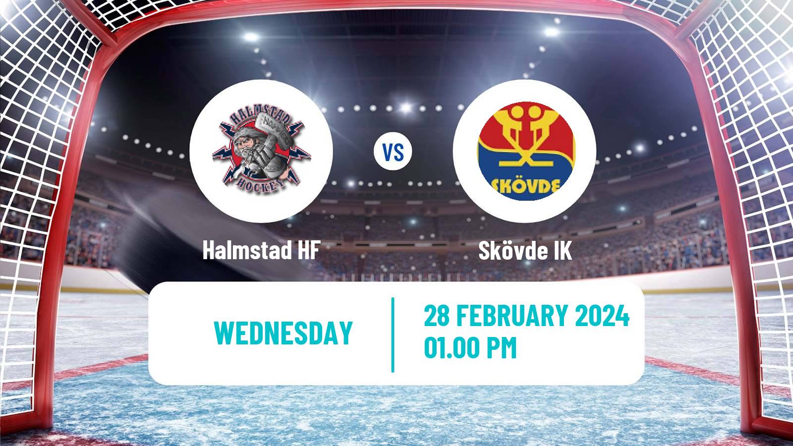 Hockey Swedish HockeyEttan Sodra Halmstad - Skövde